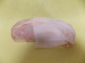 ティッシュで覆う